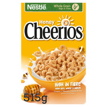 Nestle Cheerios Honey Multigrain Hoop Breakfast Cereal 515g