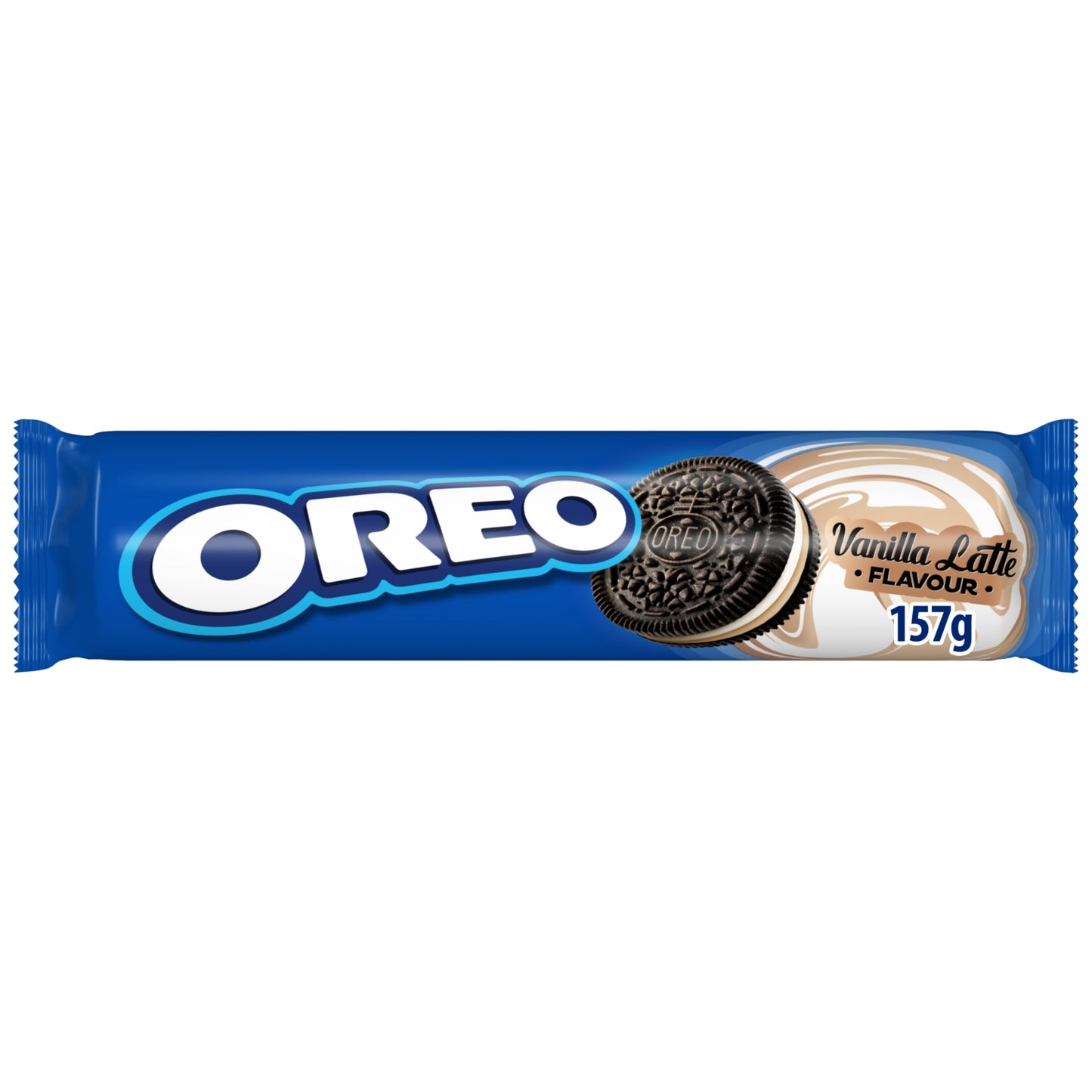 Oreo OREO Vanilla Latte Flavour Sandwich Biscuits 157g