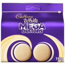 Cadbury White Mega Buttons Chocolate Large Sharing Bag 192 g