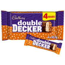 Cadbury Double Decker Chocolate Bar 4 Pack Multipack 174.8g (4 x 44.6g)