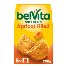 Belvita Belvita Soft Bakes Apricot Filled Cereal Snack Bars Multipack 250g (5 x 50g)