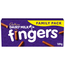 Cadbury Dairy Milk Fingers Milk Chocolate Covered Biscuits 189g