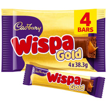 Cadbury Wispa Gold Chocolate Bar 4 Pack Multipack 153.2g (4 x 38.3g)