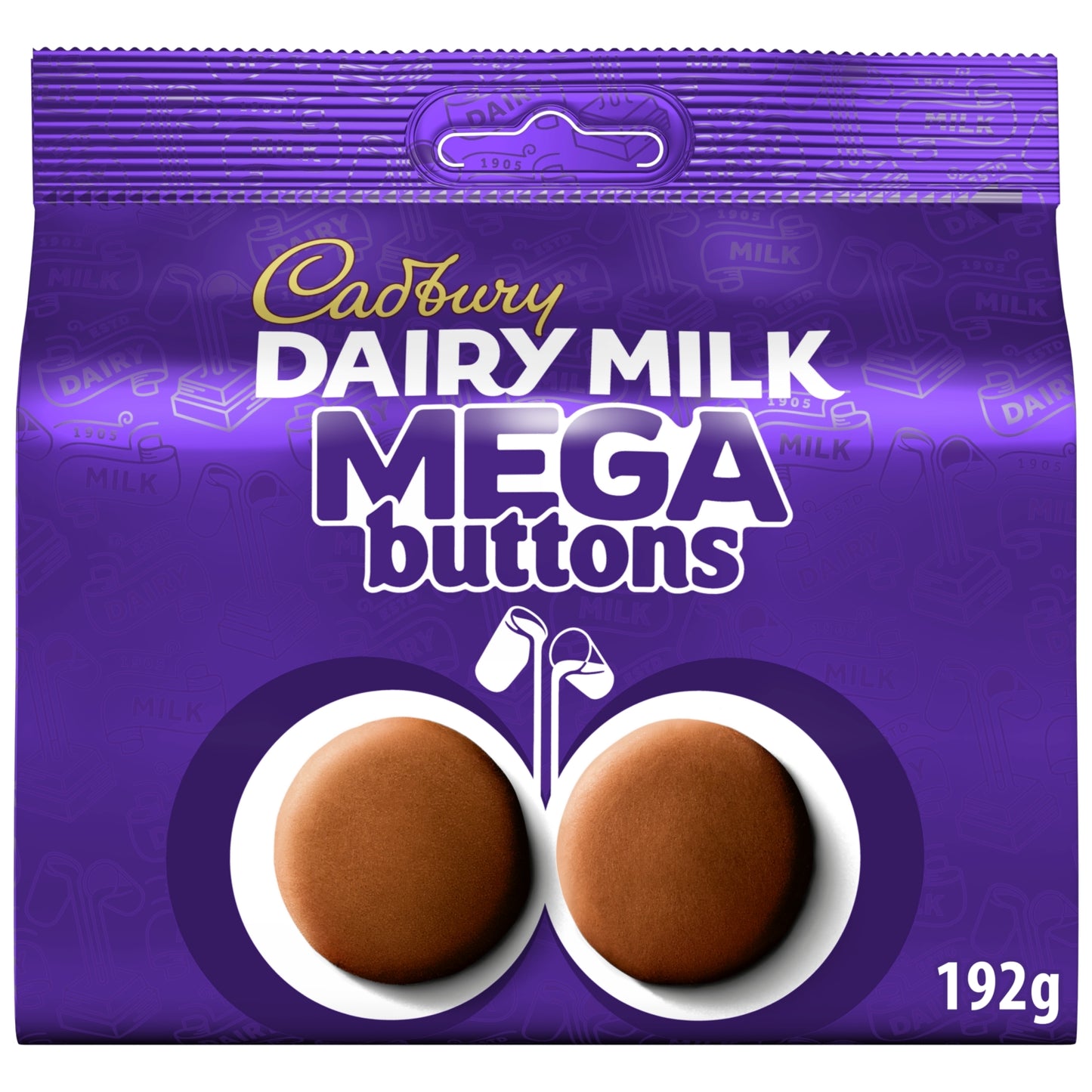 Cadbury Dairy Milk Mega Buttons Chocolate Large Sharing Bag 192 g