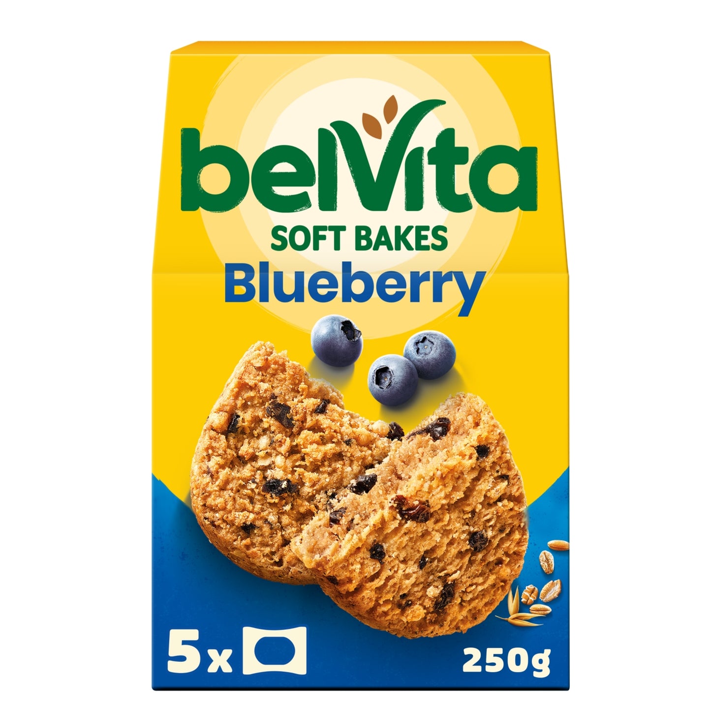 Belvita Belvita Soft Bakes Blueberry Cereal Snack Bars Multipack 250g (5 x 50g)