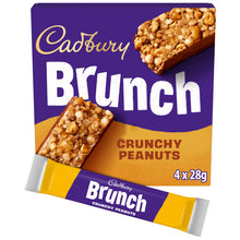 Cadbury Brunch Oats Peanut Chocolate Cereal Bars 4 Pack Multipack 112g (4 x 28g)