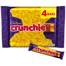 Cadbury Crunchie Chocolate Bar 4 Pack Multipack 128g (4 x 32g)