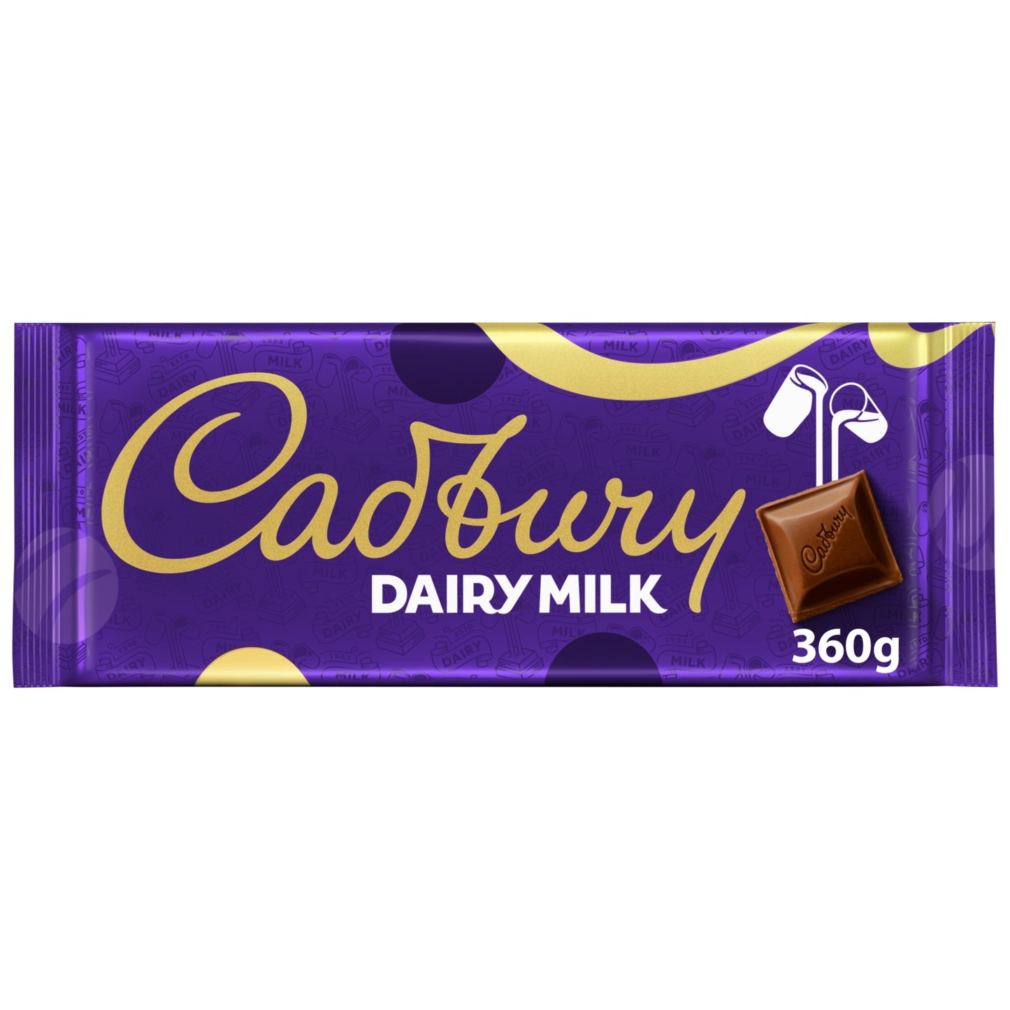 Cadbury Dairy Milk Chocolate Gifting Bar Large 360 g