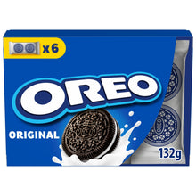 Oreo OREO Lunchbox Vanilla Chocolate Sandwich Biscuits Snack Multipack 132g (6 x 22g)