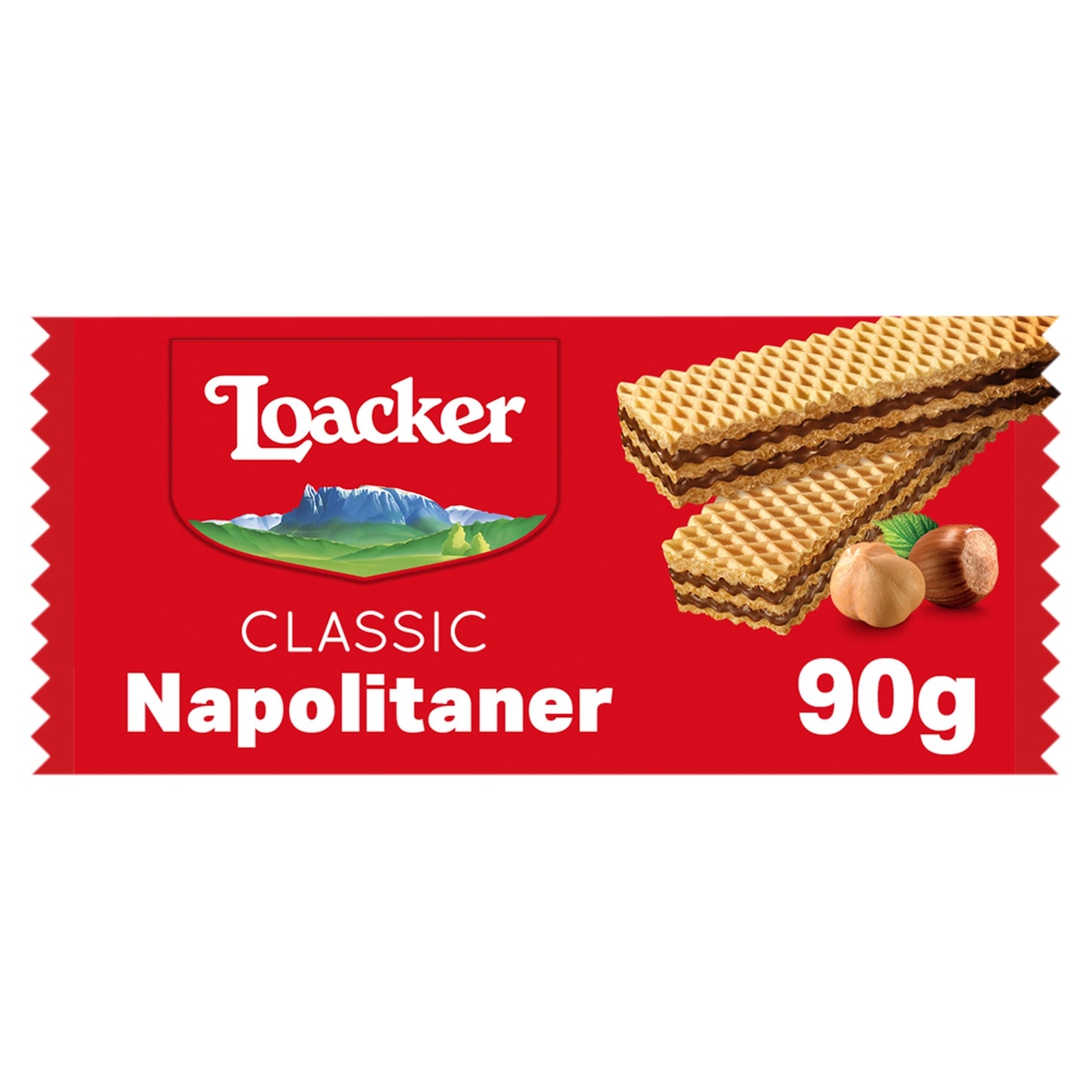 Loacker Classic Napolitaner Hazelnut Wafers 90g