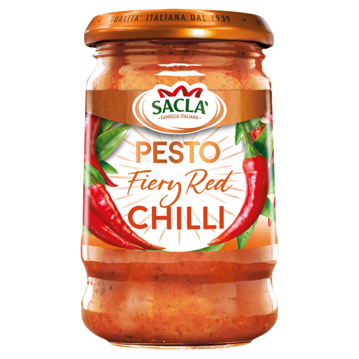 Sacla Pesto Fiery Red Chilli 190g