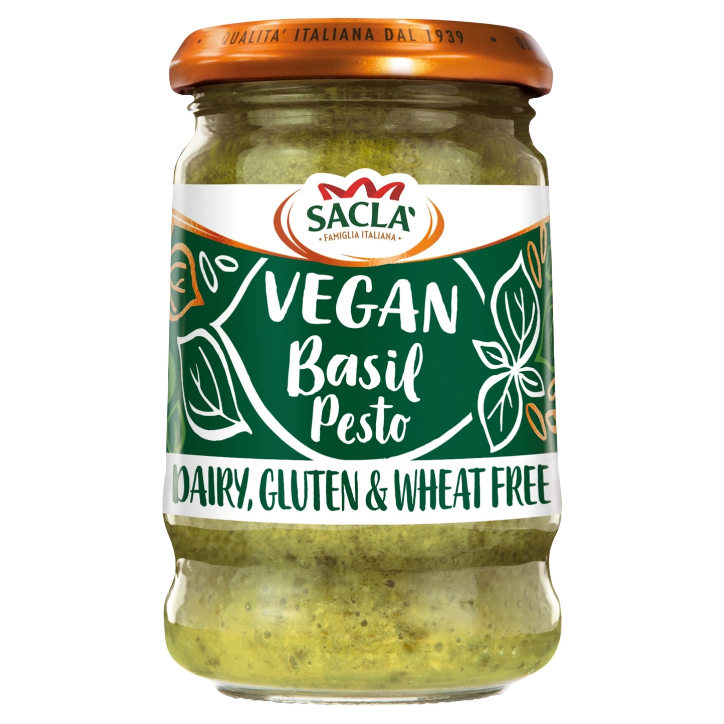 Sacla Vegan Basil Pesto 190g