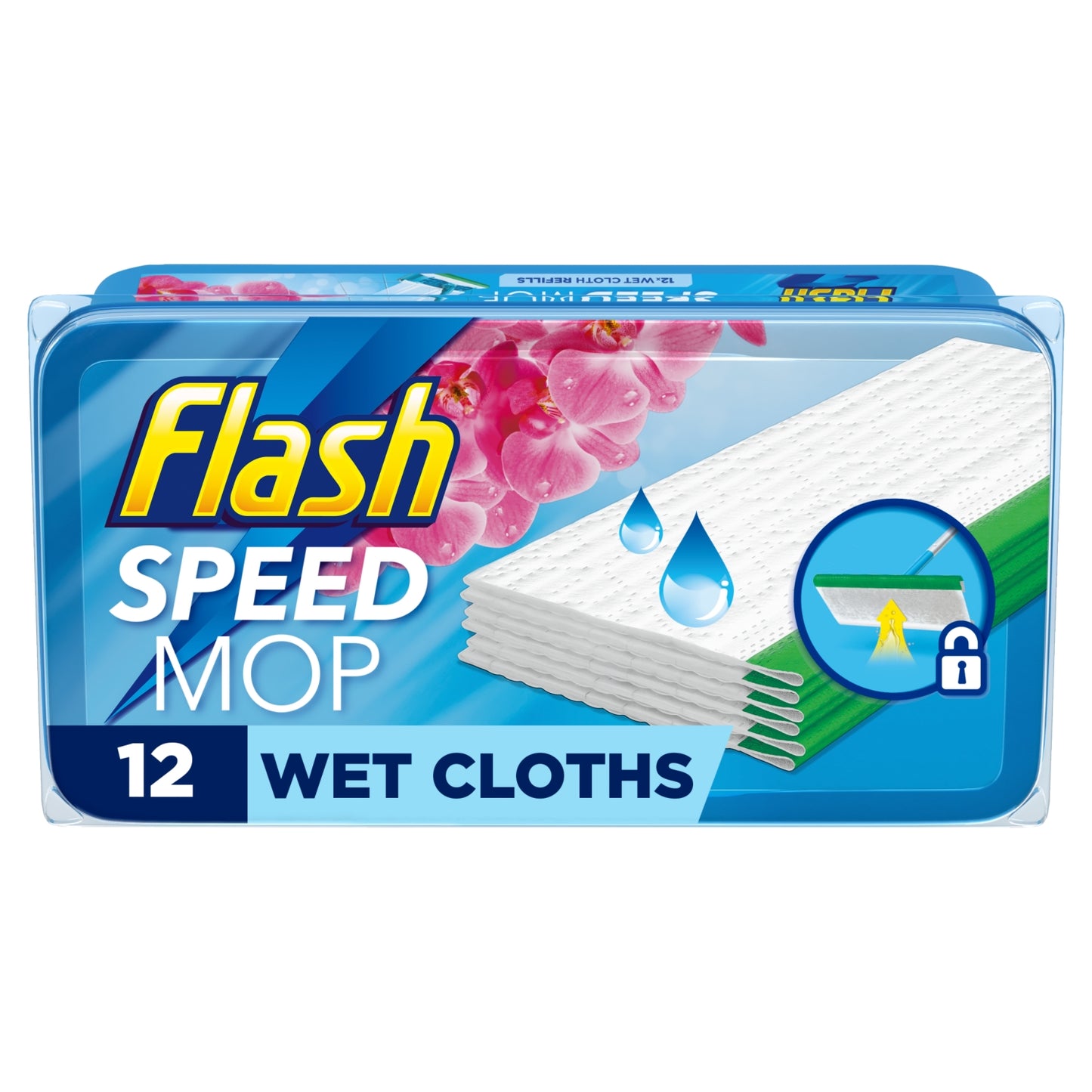 Flash Speedmop Floor Cleaner Orchid Refills x10