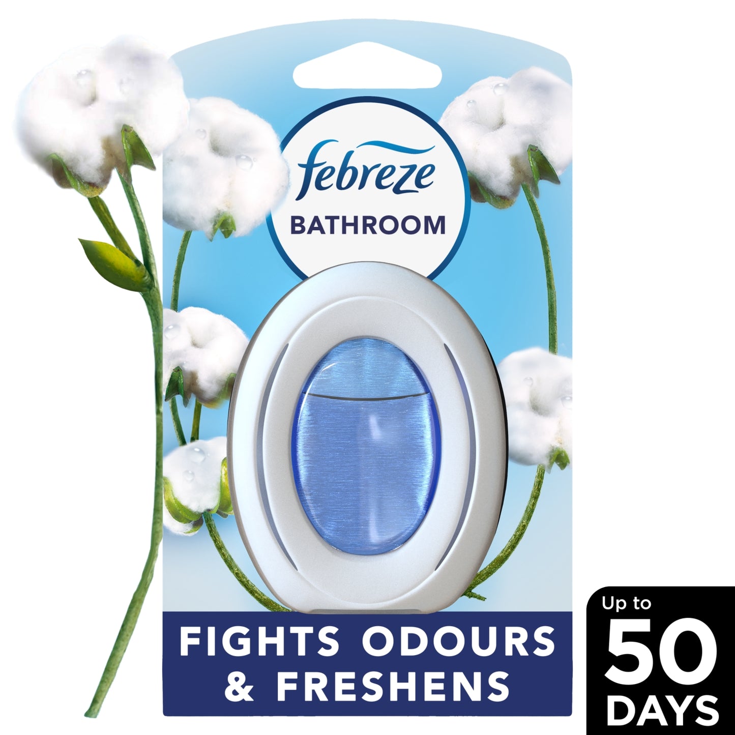 Febreze Bathroom Continuous Air Freshener Cotton Fresh 1Ct