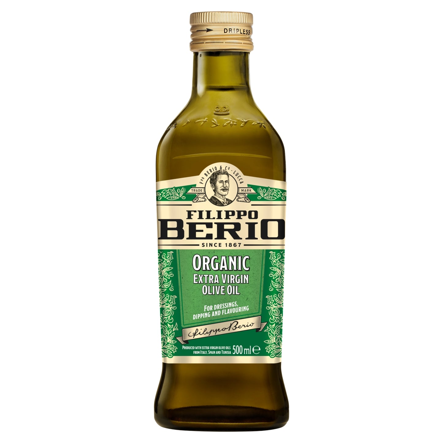 Filippo Berio Organic Extra Virgin Olive Oil 500ml