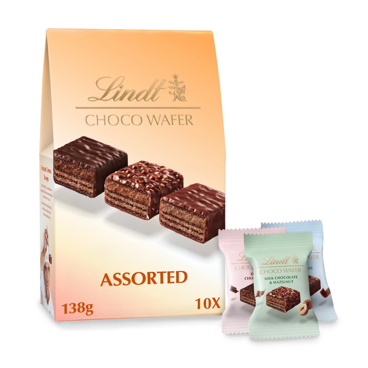 Lindt Choco Wafer Assorted Chocolate Multipack Sharing Box 138g
