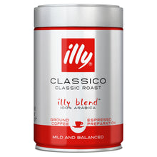 Illy Ground Coffee, Espresso, Classico Roast 250g