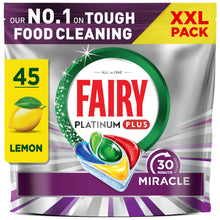 Fairy 30 Minute Miracle Platinum Plus Dishwasher Tablets 45 Capsules
