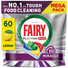 Fairy 30 Minute Miracle Platinum Plus Dishwasher Tablets 60 Capsules