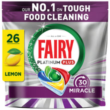 Fairy 30 Minute Miracle Platinum Plus Dishwasher Tablets 26 Capsules