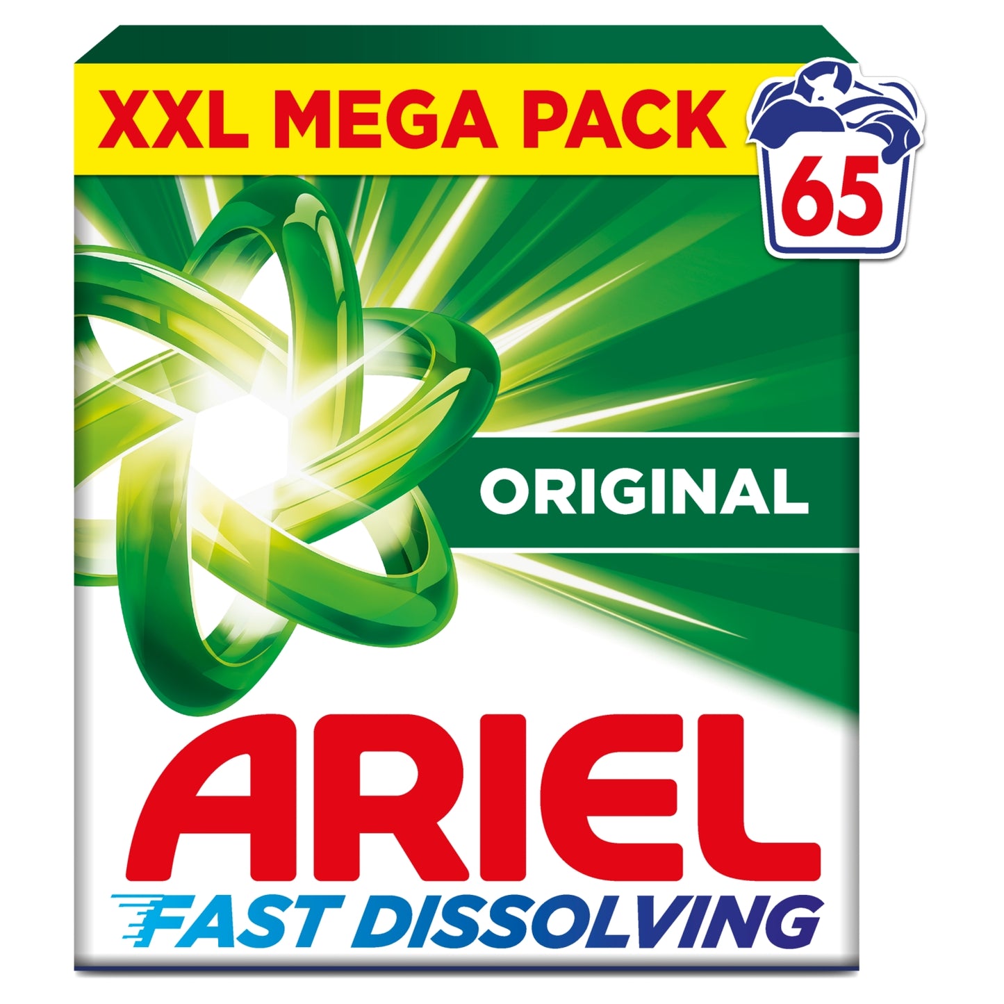 Ariel Washing Powder Original 3.25kg, 65 Washes