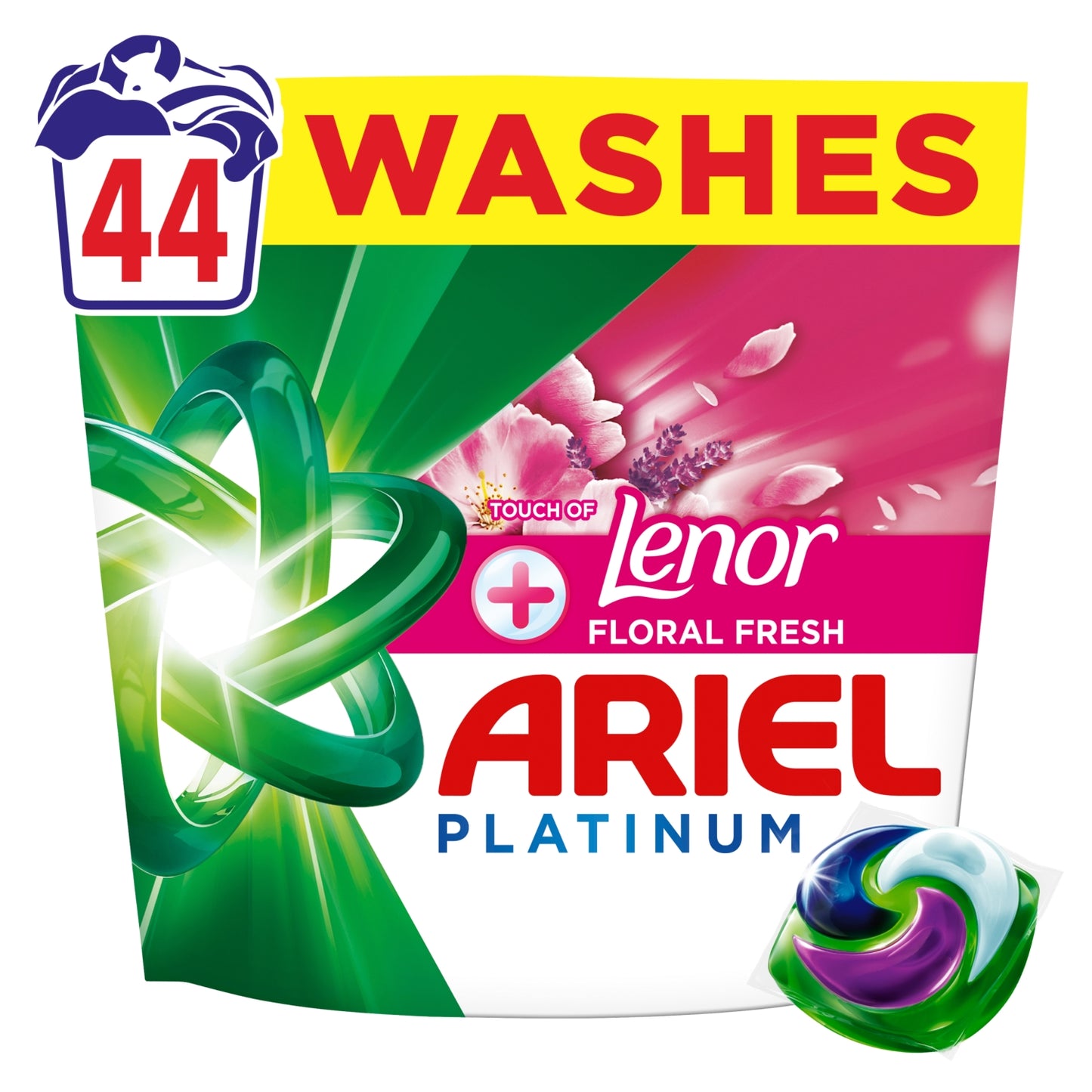 Ariel Platinum PODS®, Washing Capsules 44