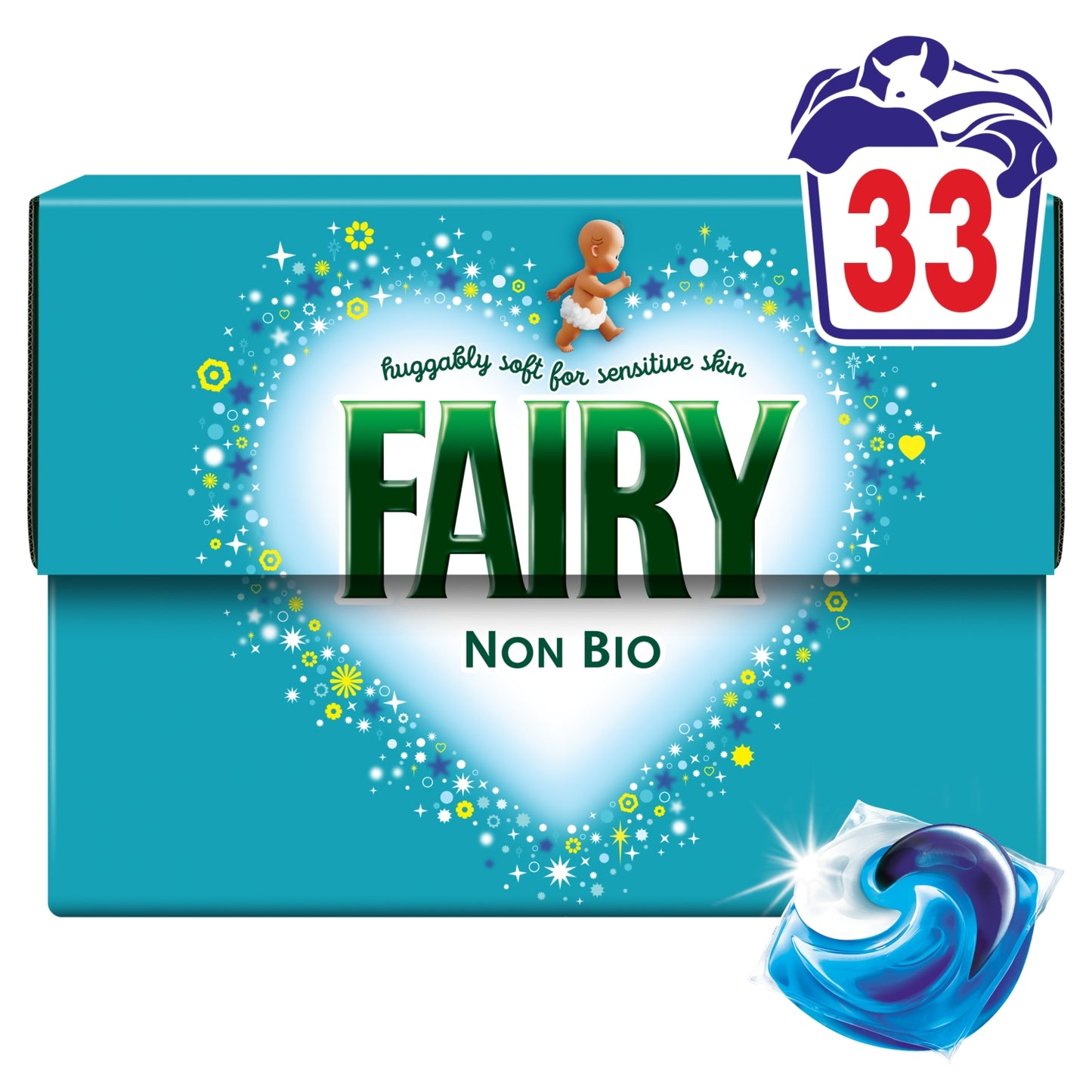 Fairy Non Bio PODS, 33 Washes