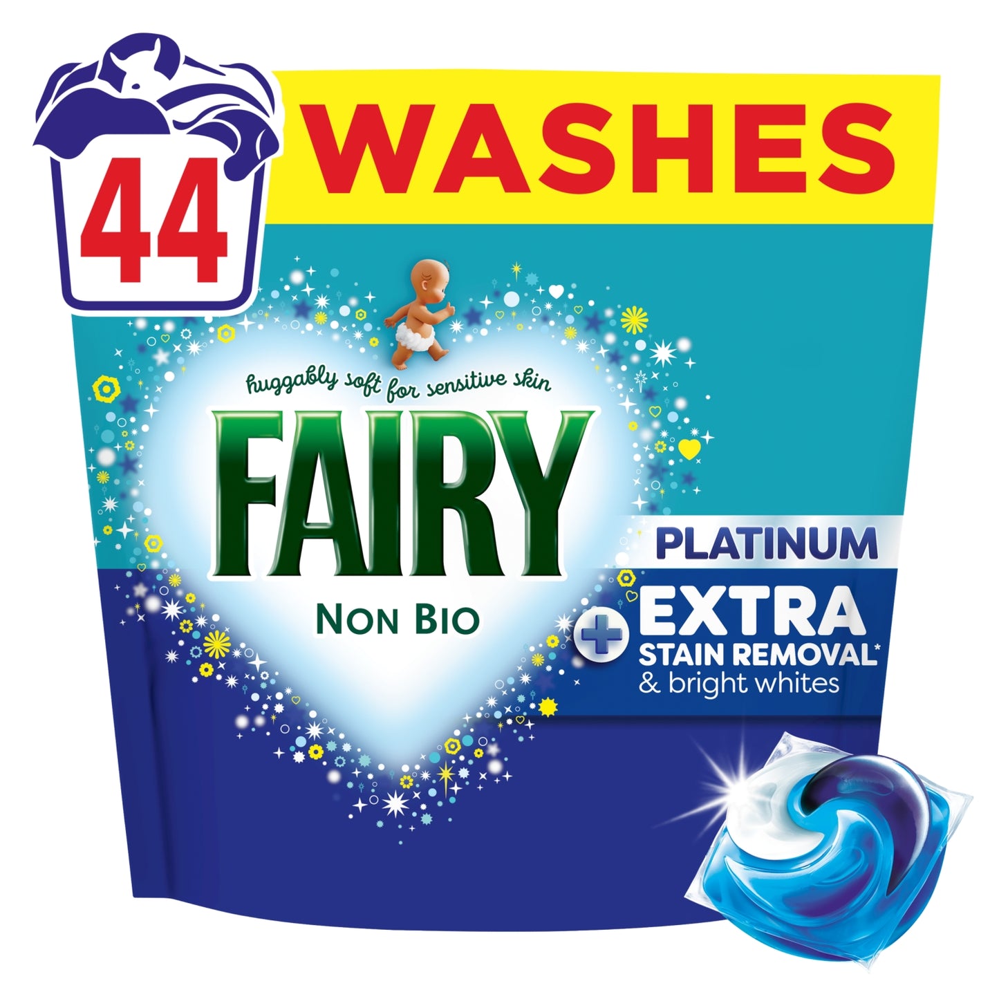 Fairy Non Bio PODS, 44 Washes