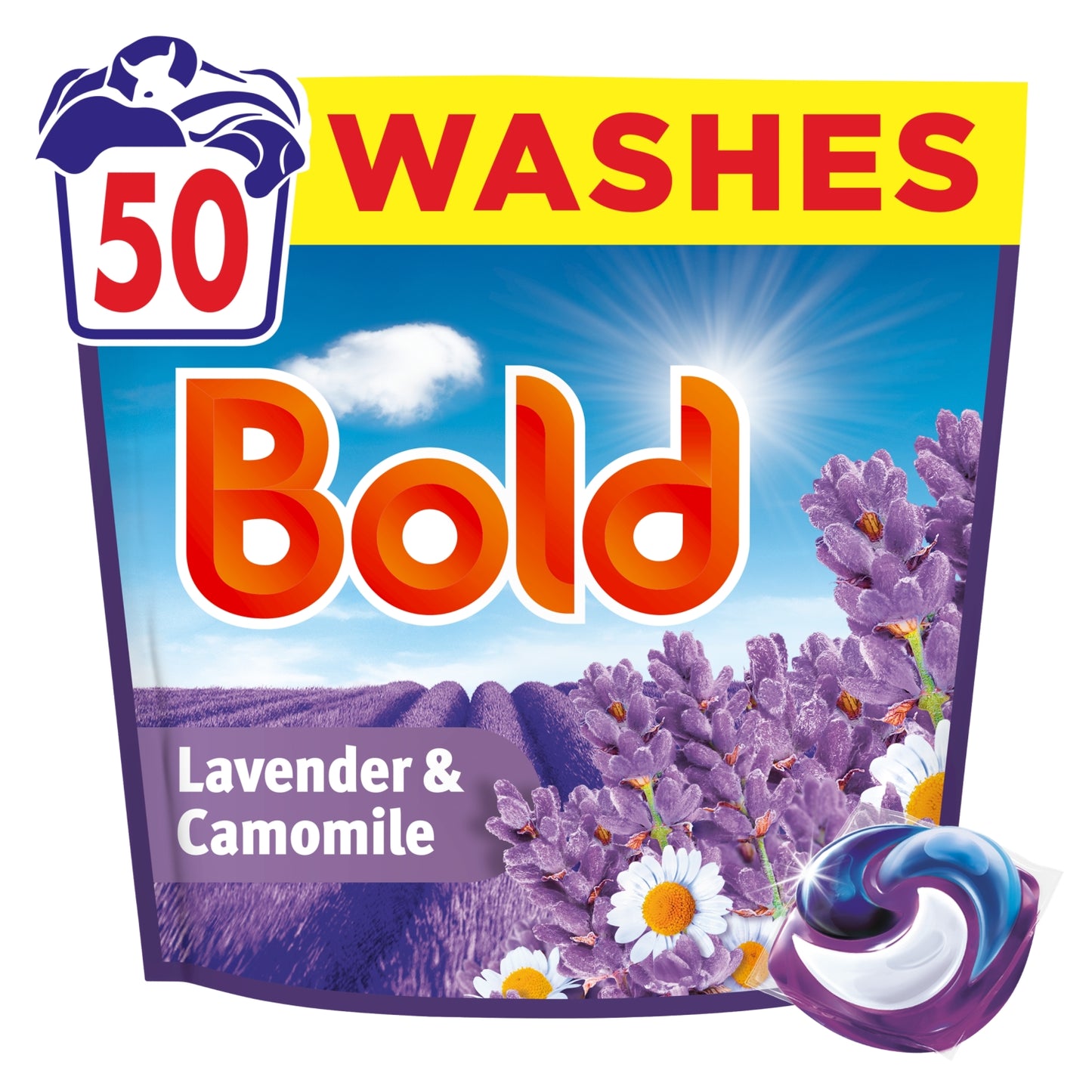 Bold PODS® Washing Liquid Capsules 50 Washes