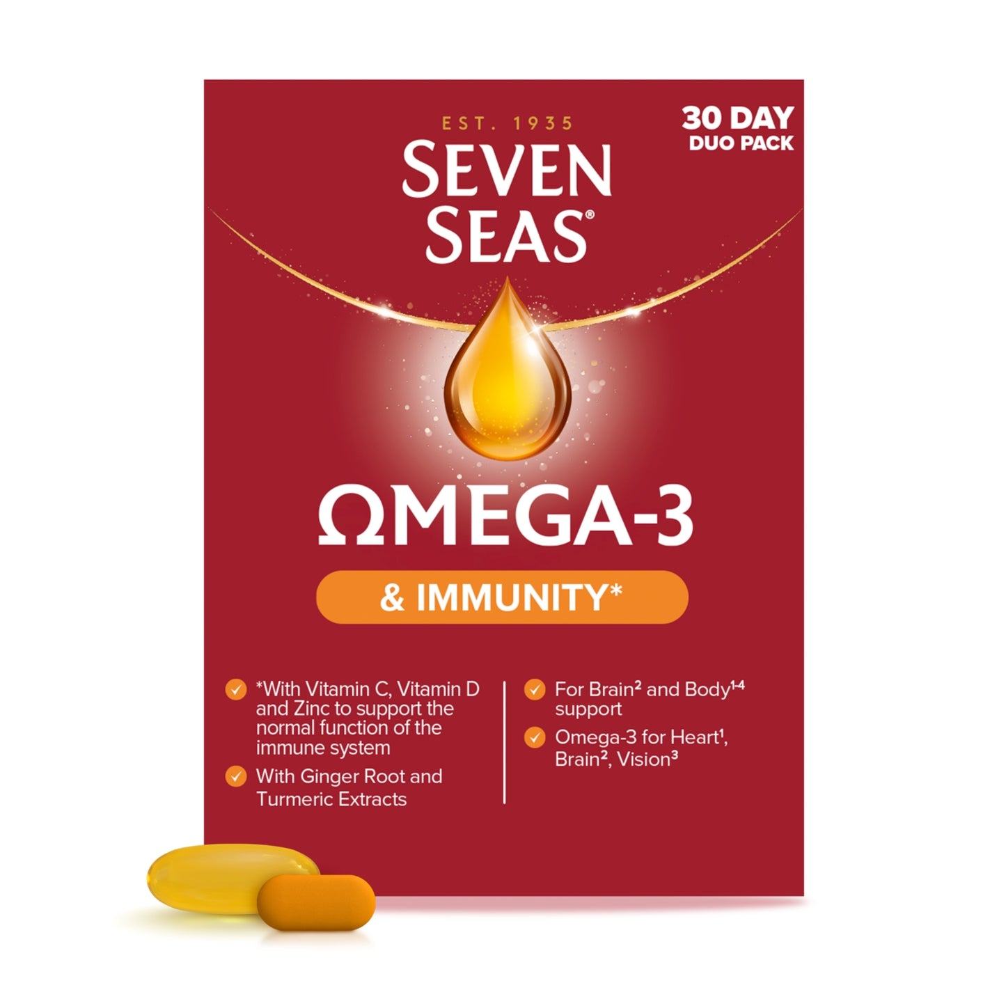 Seven Seas Omega-3 Fish Oil & Immunity