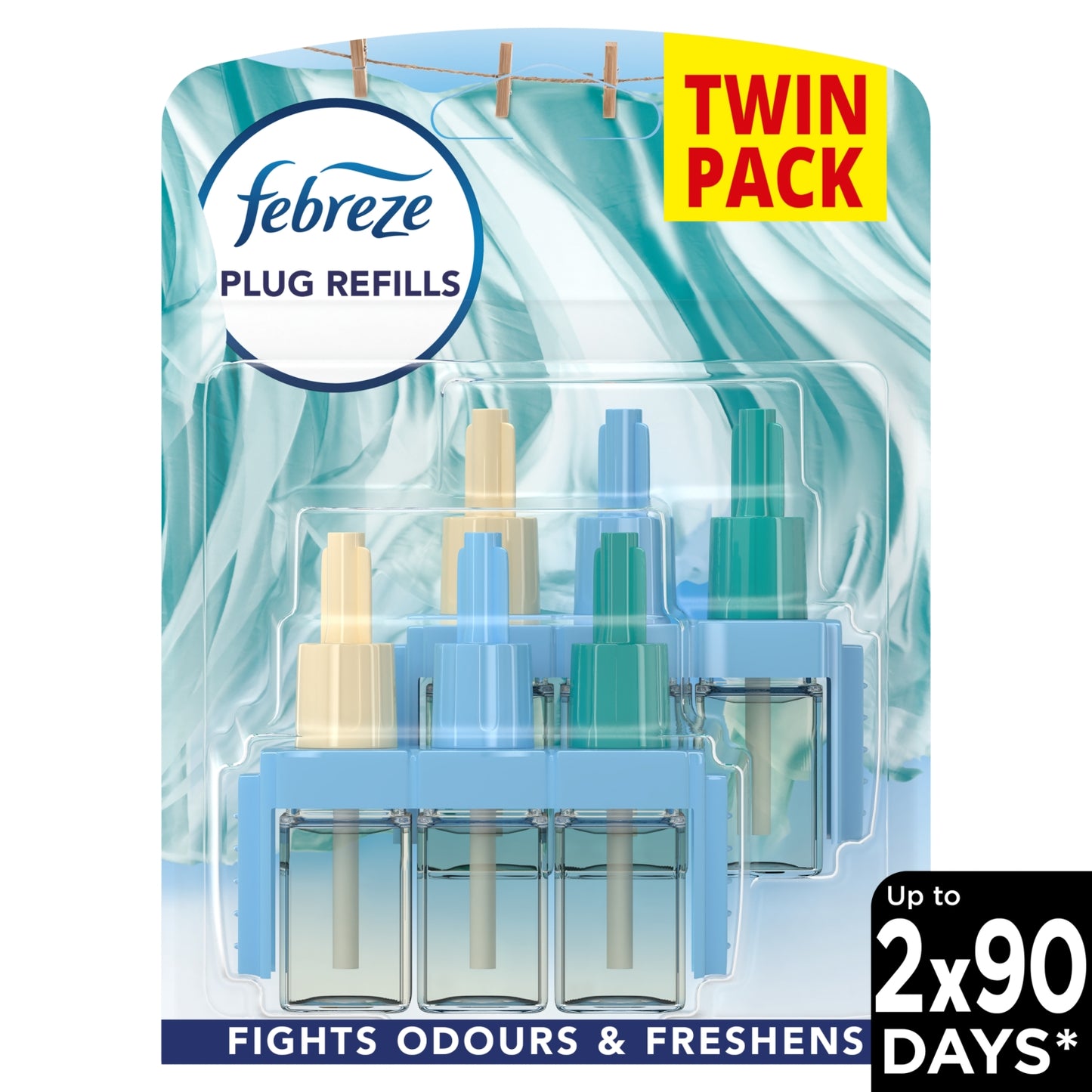 Febreze 3Vol Air Freshener Plug In Refill Fresh Linen 2x20ML