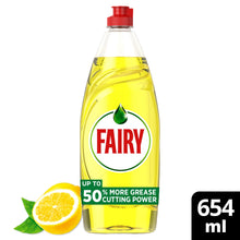 Fairy Washing Up Liquid Lemon with LiftAction 654 ML