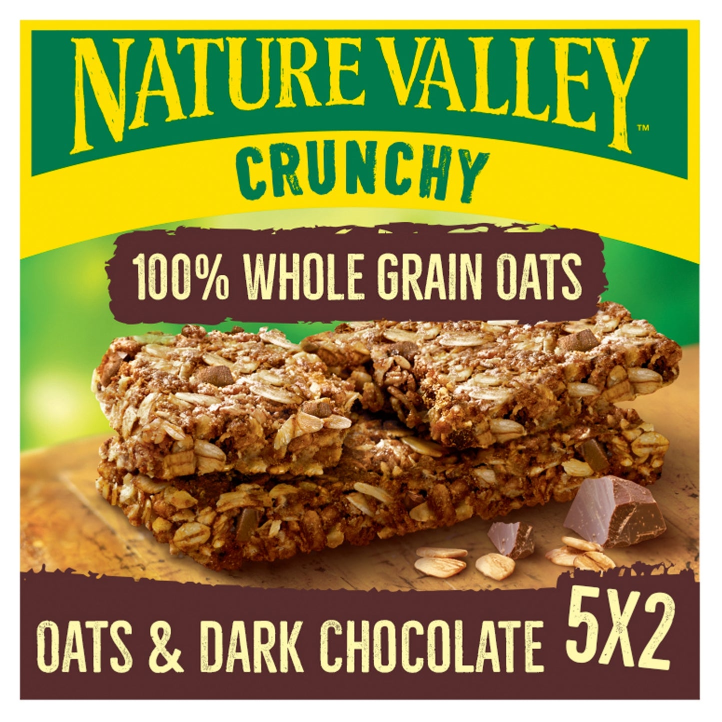 Nature Valley Crunchy Oats & Dark Chocolate Cereal Bars 5 x 42g (210g)