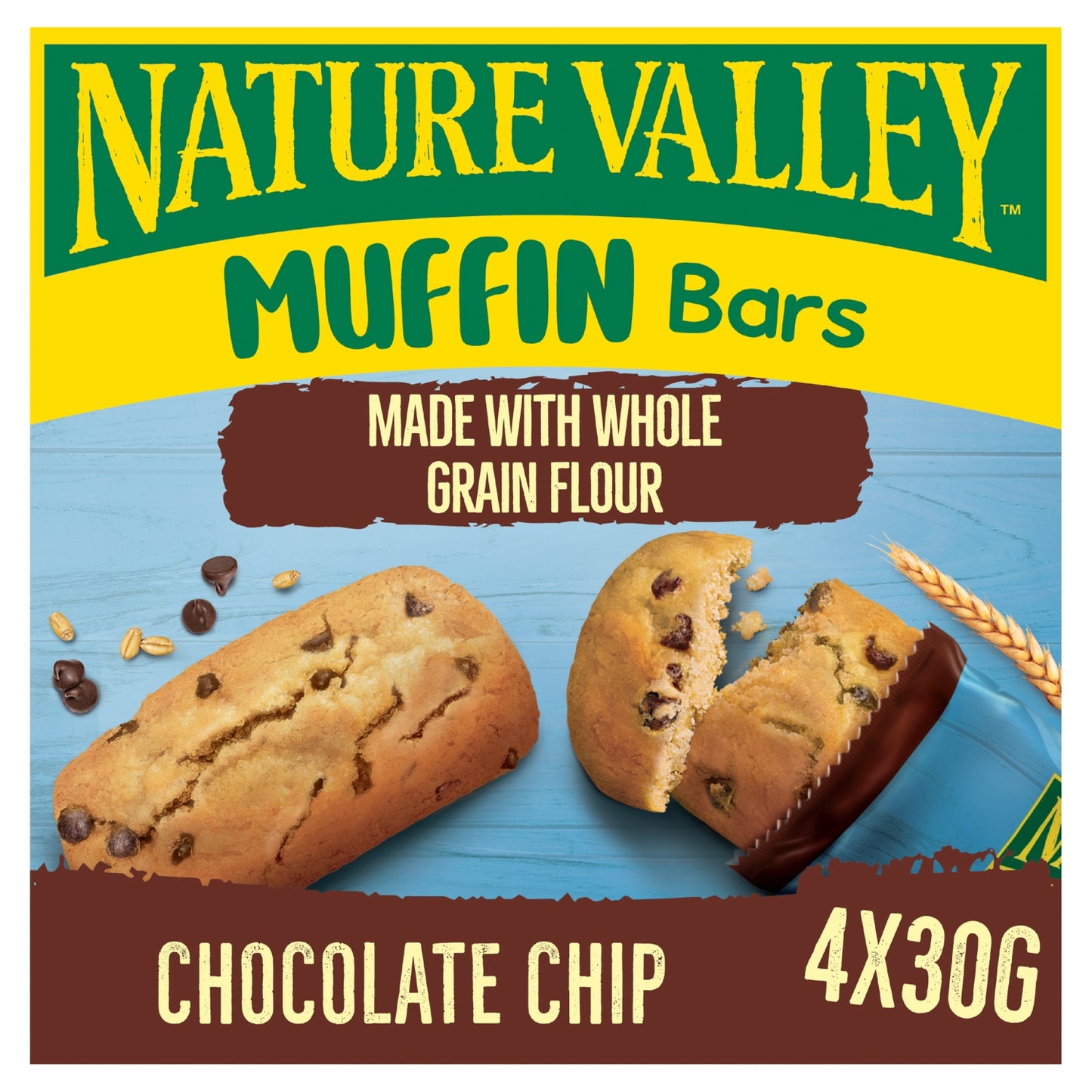Nature Valley Cereal Bars Muffin Bars Chocolate Chip 4x30g