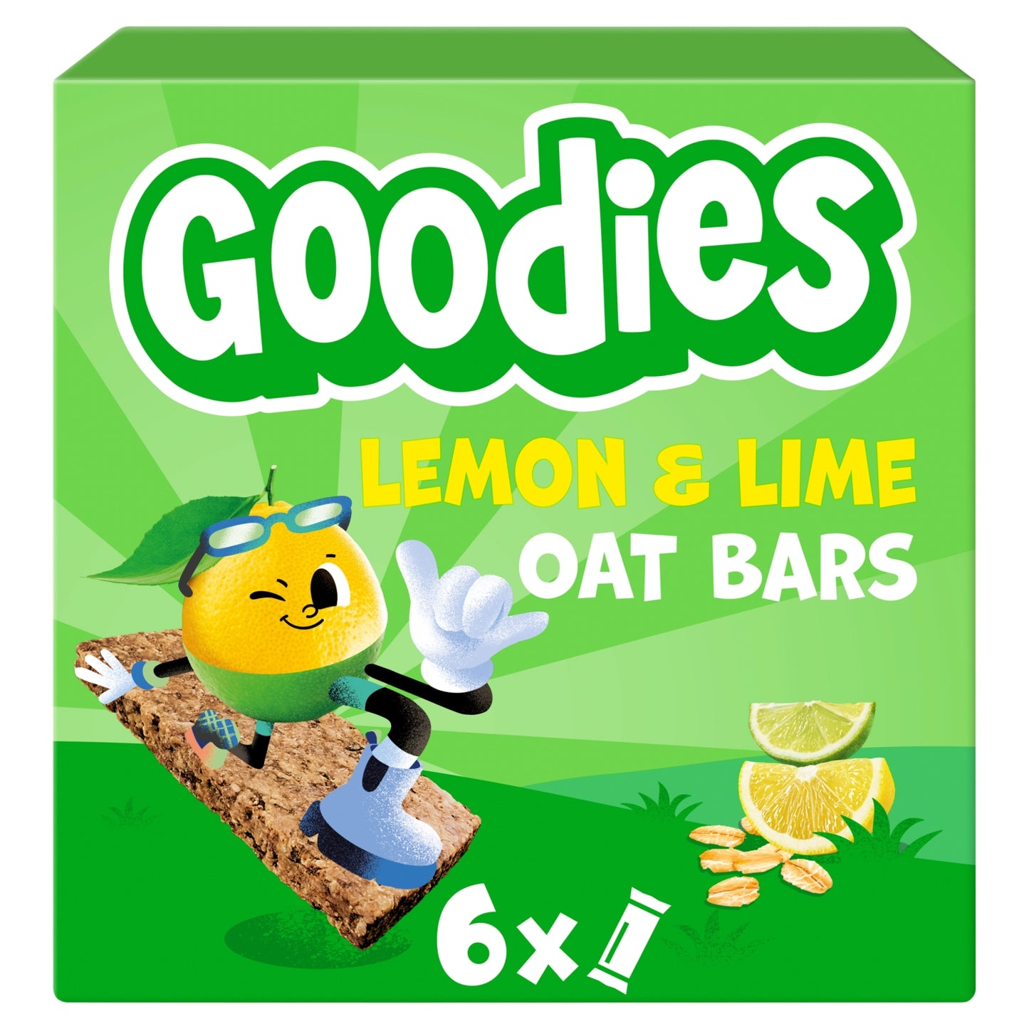 Goodies Kids Snack Lemon & Lime Oaty Bars Multipack 6x23g