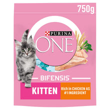 Purina ONE Kitten Chicken Dry Cat Food 750g