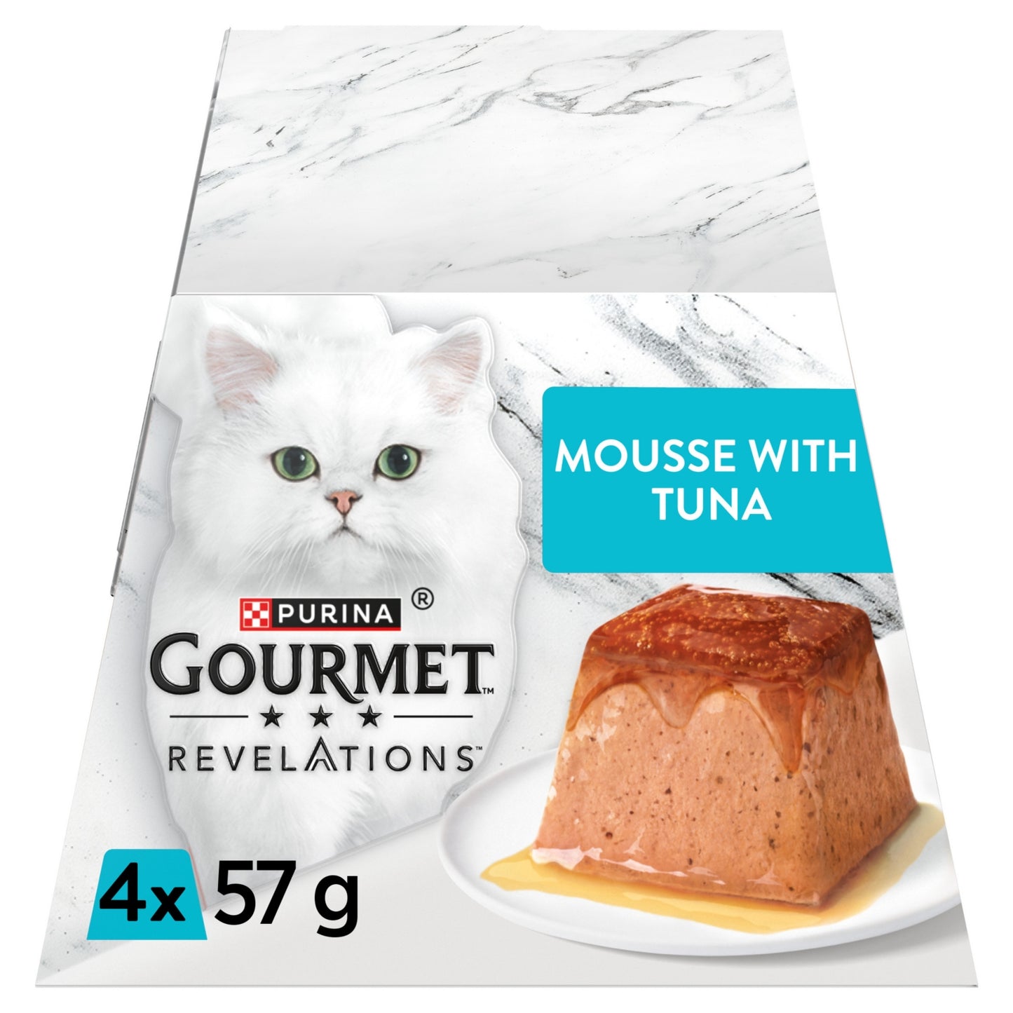 Gourmet GOURMET Revelations Mousse Tuna Wet Cat Food 4x57g