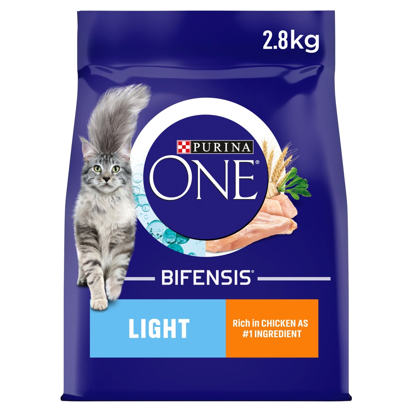 Purina ONE Light Chicken Dry Cat Food 2.8kg