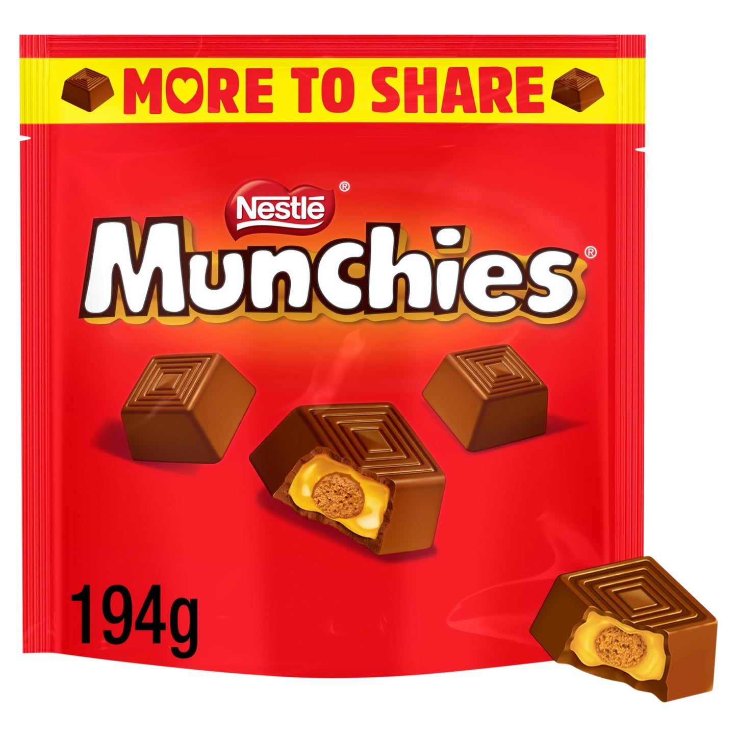 Munchies Milk Chocolate & Caramel Sharing Bag 194g
