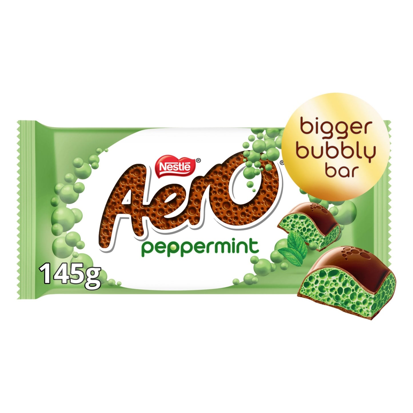 Aero Large Peppermint Chocolate Sharing Bar 145g