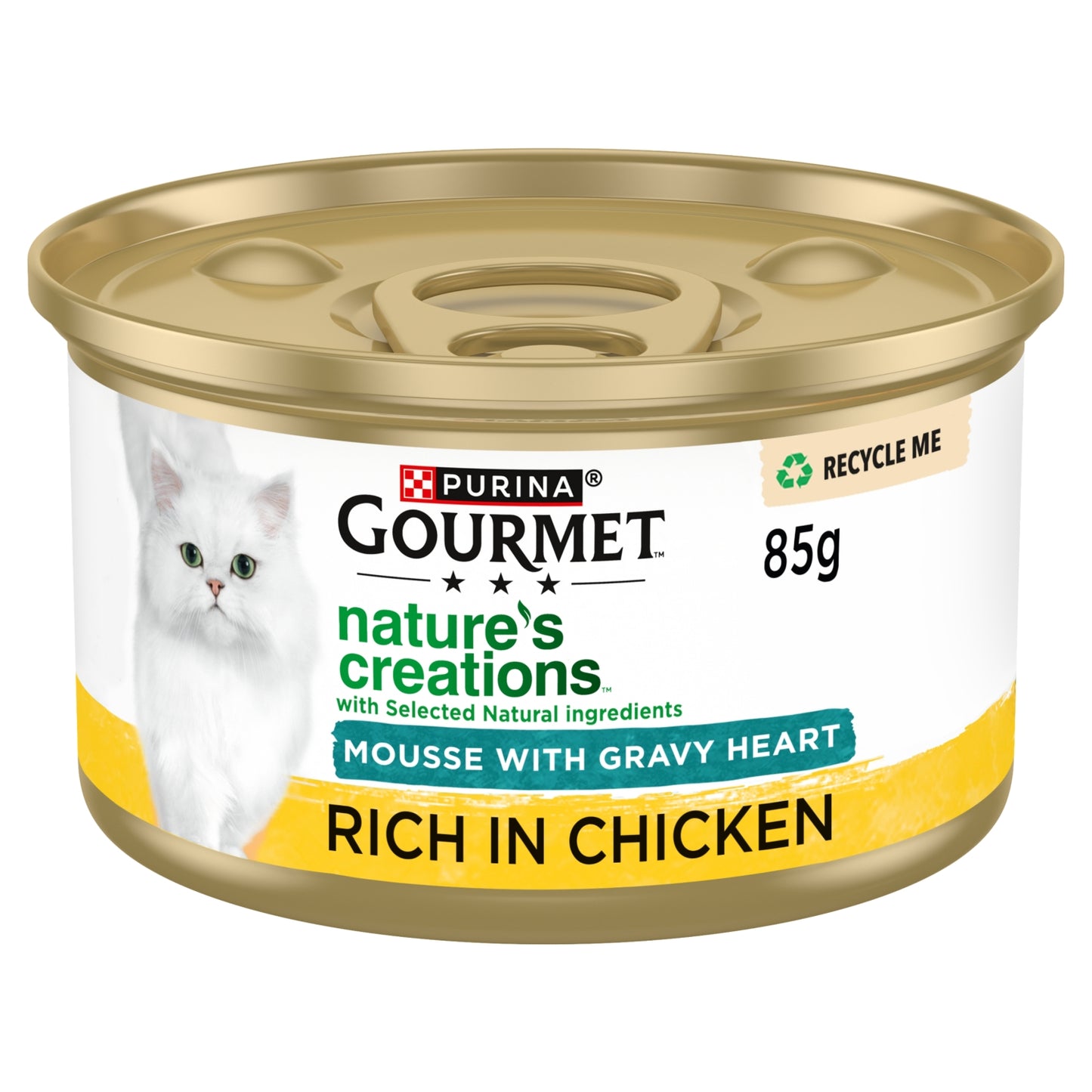 Gourmet Nature's Creations Gravy Heart Chicken Wet Cat Food 85g