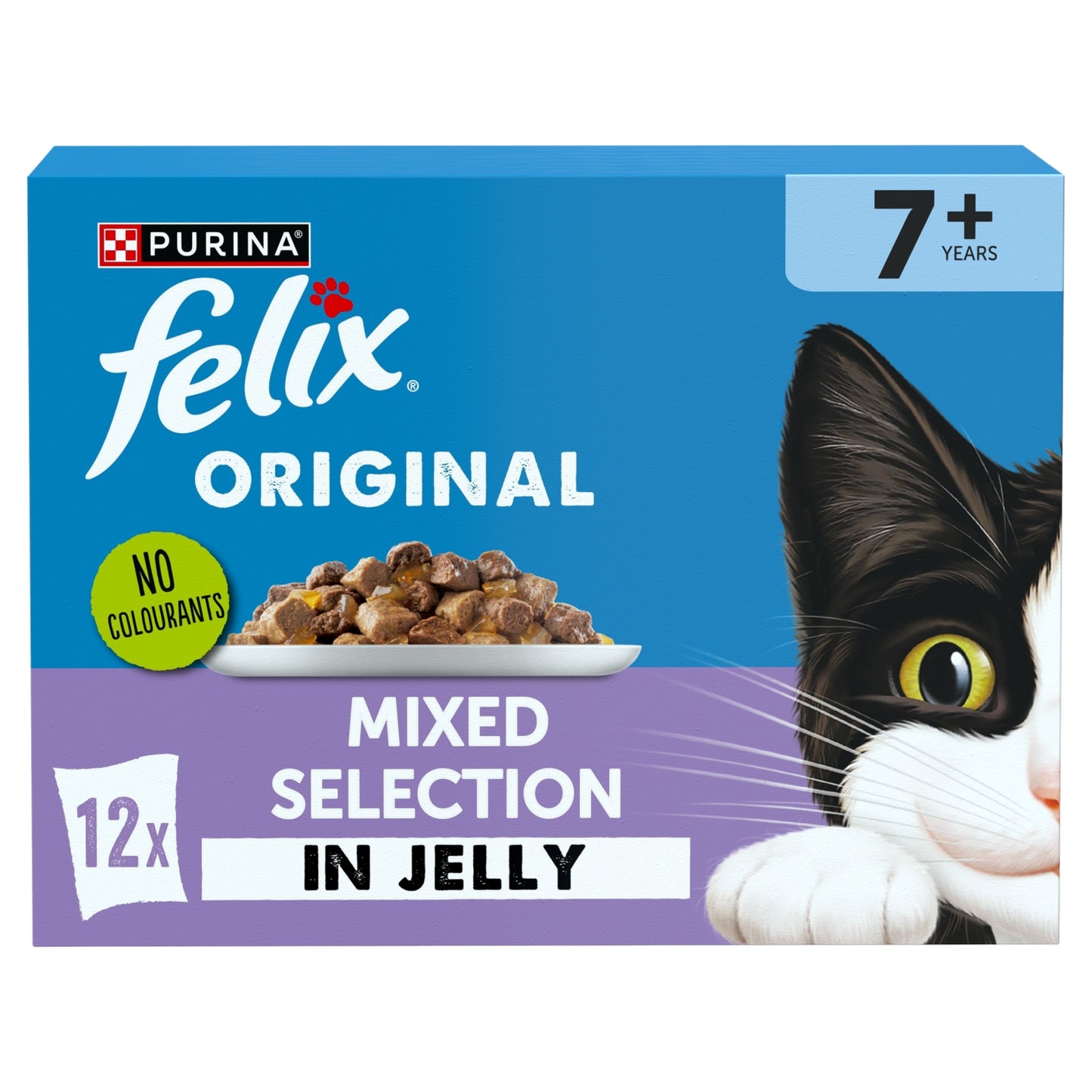Felix FELIX Original Senior Mixed Selection in Jelly Wet Cat Food 12x85g