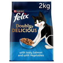 Felix Doubly Delicious Salmon & Veg Dry Cat Food 2kg