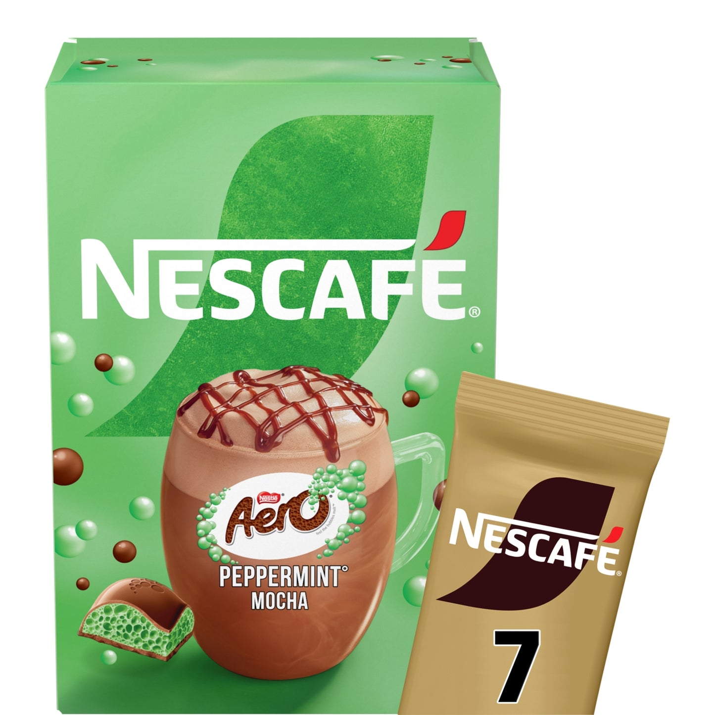 Nescafé Peppermint Aero Mocha 7 x 19g Sachets