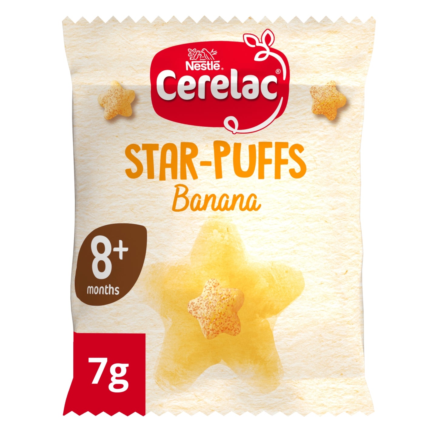 Cerelac Banana Star-Puffs Baby Finger Food 8+ Months 7g