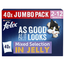 Felix As Good As It Looks Kitten Mixed Selection in Jelly 40x85g