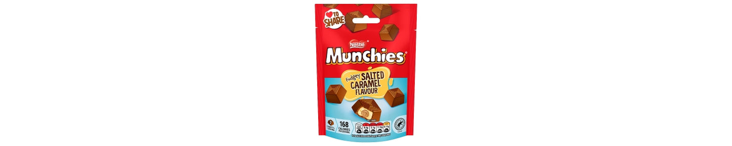 Munchies Fudgey Salted Caramel Flavour 97g