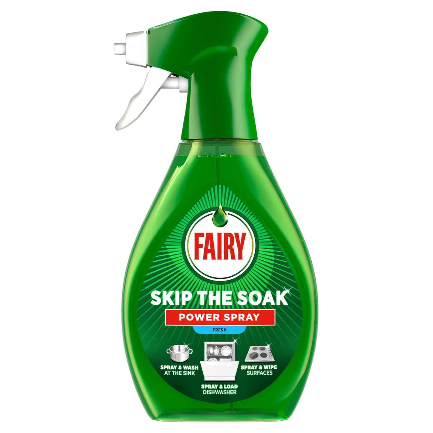 Fairy Skip the Soak Dish Power Spray Fresh 500ml