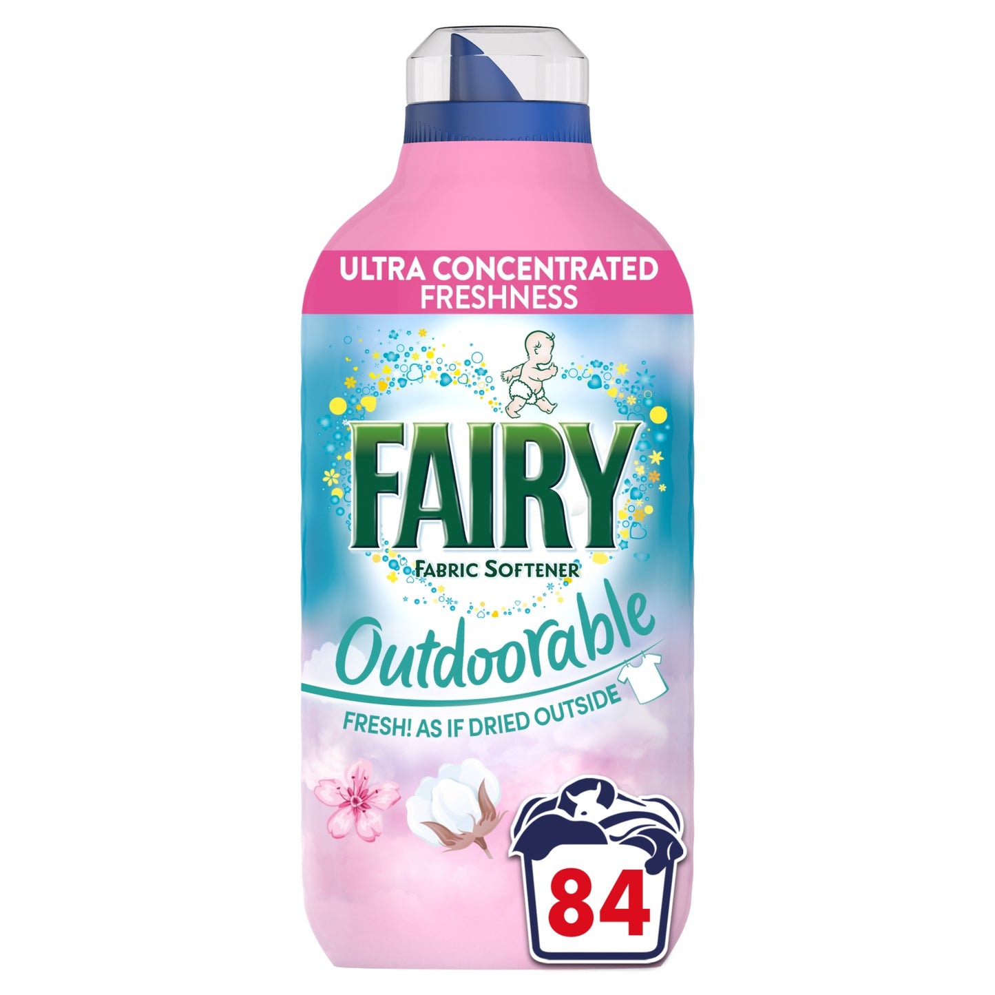 Fairy Outdoorable Fabric Conditioner, 84 Washes, 1.176l