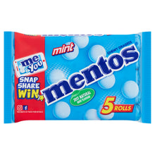 Mentos Mint Rolls Chewy Dragees 5 x 38g